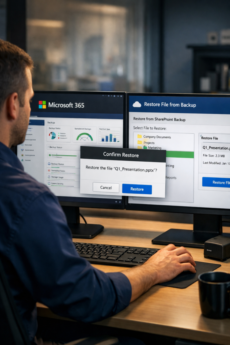 La restauration granulaire de 365 backup