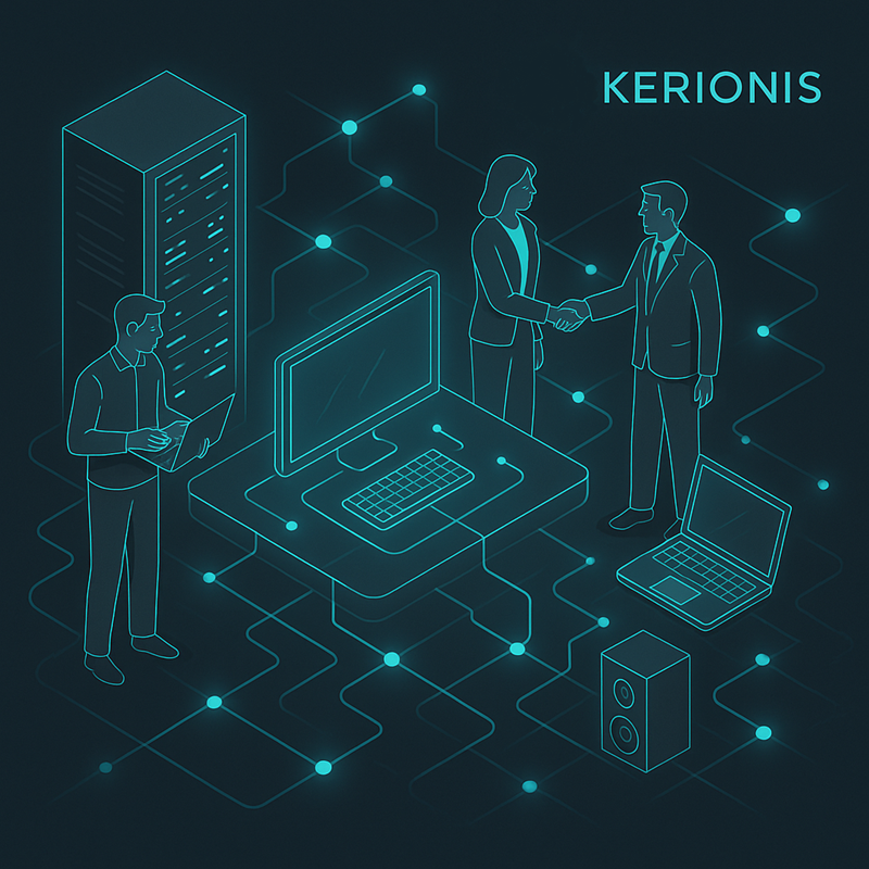 Illustration moderne d'environnement de travail