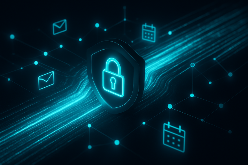 Illustration moderne d'outils avec Outlook