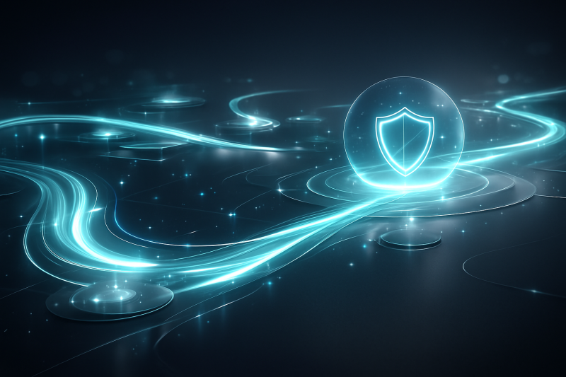 Illustration morderne de protection