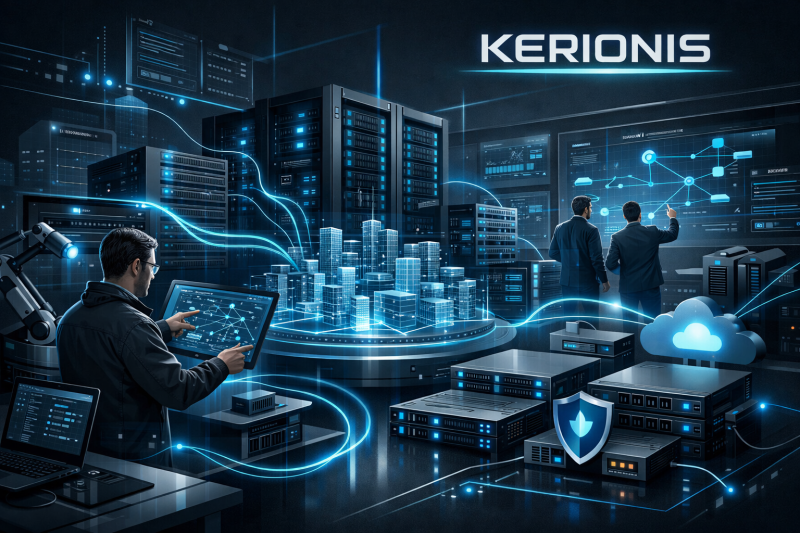 Illustration moderne d'expertise  KERIONIS avec ZYXEL