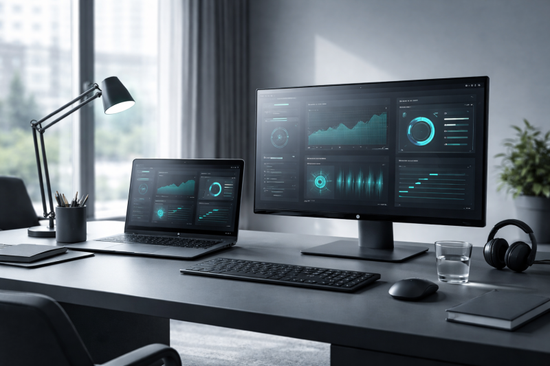 poste de travail moderne