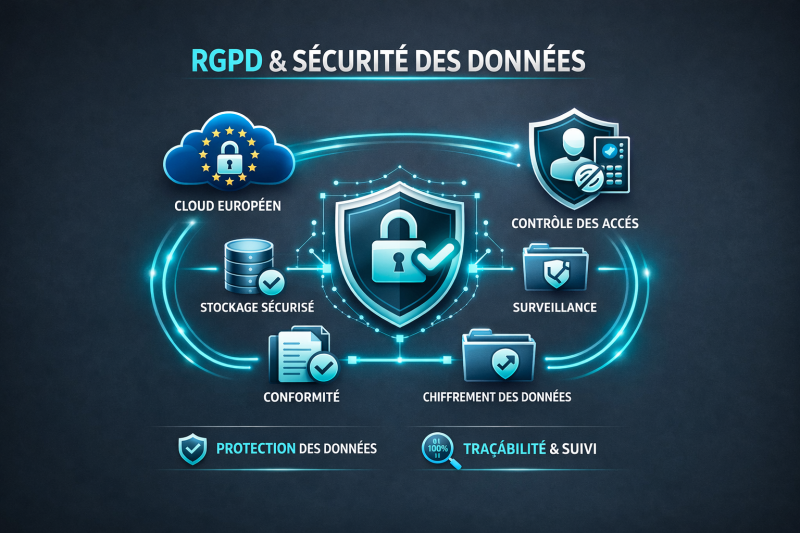 infographie RGPD europeene