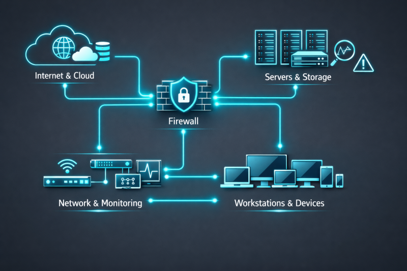 infographie d'un système d'information