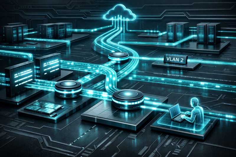 Illustration moderne de ségmentation reseaux