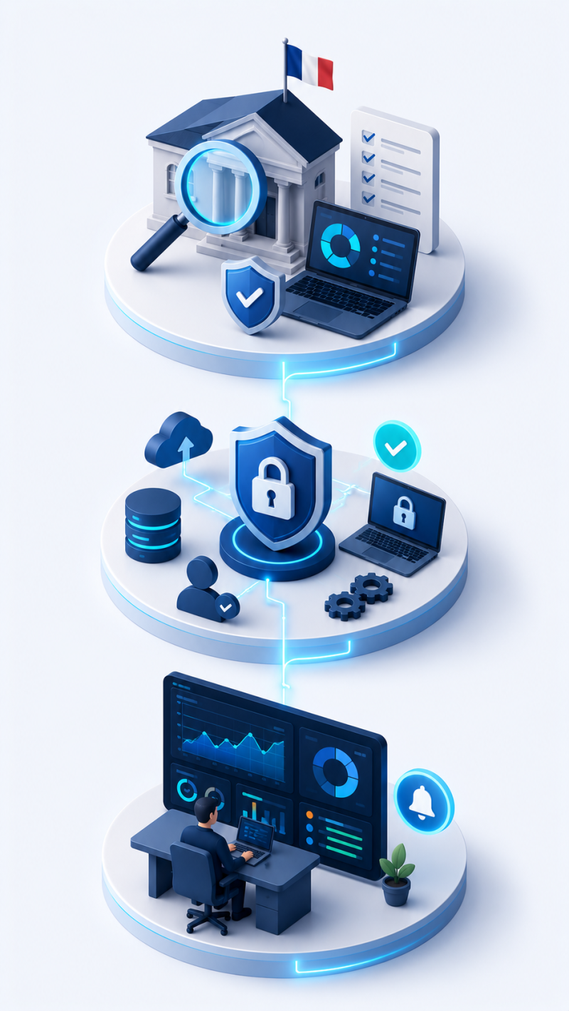 Un projet de cybersécurité pour votre colléctivité, KERIONIS vous accompagne.