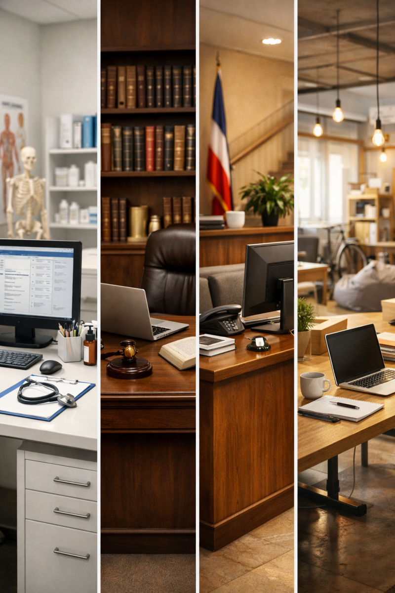 Informatique professionnelle par secteur à Rennes par KERIONIS : cabinets médicaux, professions libérales, collectivités et PME en Ille-et-Vilaine