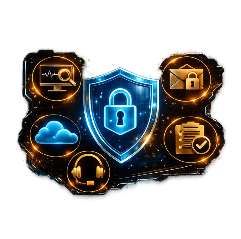 Le Pack Sérénité KERIONIS : infogérance complète avec supervision,  cybersécurité EDR/XDR, Microsoft 365 et SLA garantis pour PME