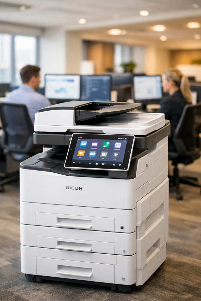 KERIONIS partenaire Ricoh à Rennes : copieur multifonction professionnel déployé et maintenu pour PME et collectivités en Ille-et-Vilaine