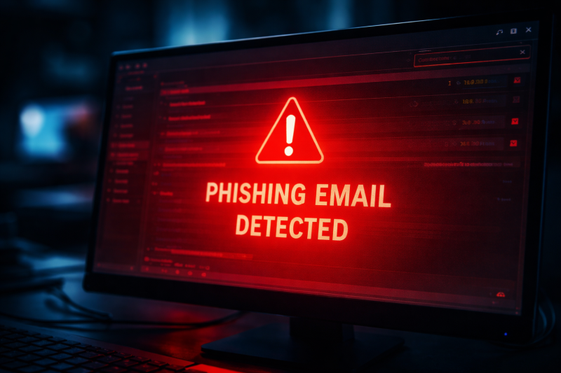 Risques d'une messagerie professionnelle non sécurisée : phishing, piratage et ransomware pour PME à Rennes en Ille-et-Vilaine