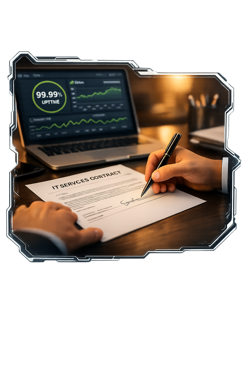 Signature d'un contrat d'infogérance avec SLA garantis —  KERIONIS s'engage contractuellement sur les délais d'intervention  en Ille-et-Vilaine