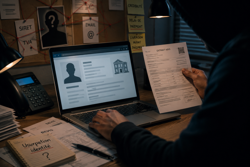 Mécanisme d'une usurpation d'identité d'entreprise expliqué par KERIONIS