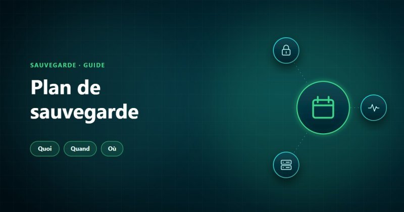 Plan de sauvegarde informatique : quoi, quand et où sauvegarder