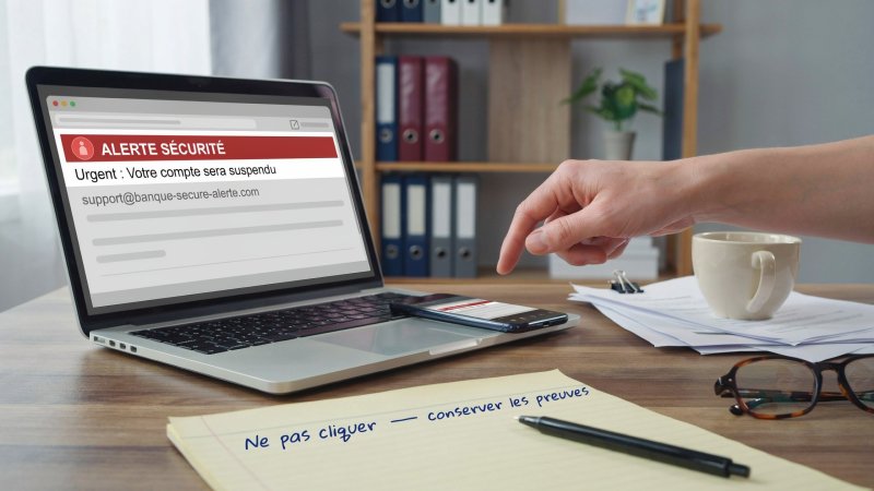 Que faire face à une usurpation : ne pas répondre, conserver, signaler