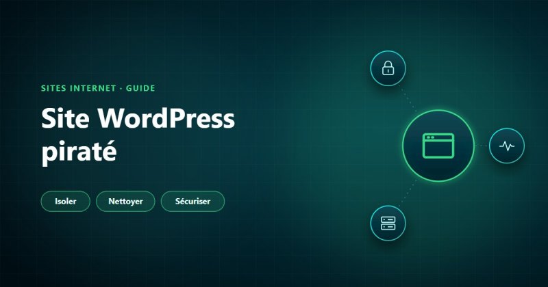 Site WordPress piraté : isoler, nettoyer ou restaurer, puis sécuriser