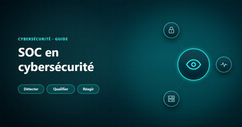 SOC en cybersécurité : détecter les incidents, les qualifier et déclencher la réaction