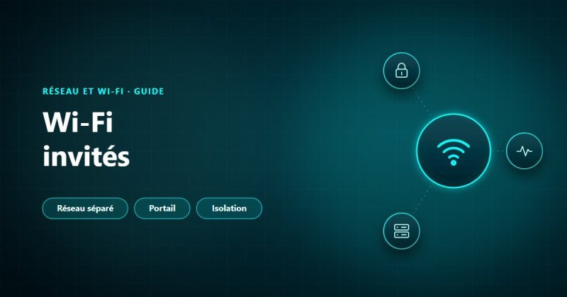 Wi-Fi invités en entreprise : un réseau séparé du réseau interne